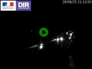 Caméra trafic à Meylan sur la Rocade-Sud de Grenoble en direction d'Aix-en-Provence