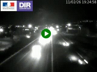 Caméra autoroute à Saint-Etienne (Les Littes) à hauteur du Ikea Saint-Etienne sur l'A72 en direction de Roanne