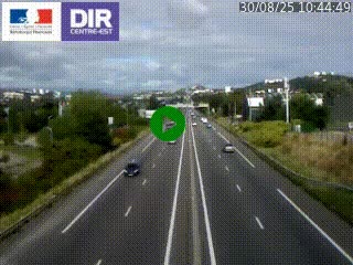 Caméra autoroute à Saint-Etienne (Les Littes) à hauteur du Ikea Saint-Etienne sur l'A72 en direction de Roanne