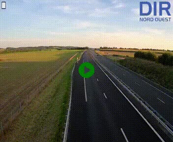 Webcam sur A84 à hauteur de l'échangeur de Poilley avec la N175, au sud d'Avranches