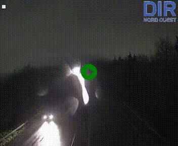 Webcam sur le périphérique de Caen (N814) à l'est de la ville, à Mondeville hauteur de la sortie 2, Presqu'île-Rives de l'Orne, au bout de l'autoroute A13