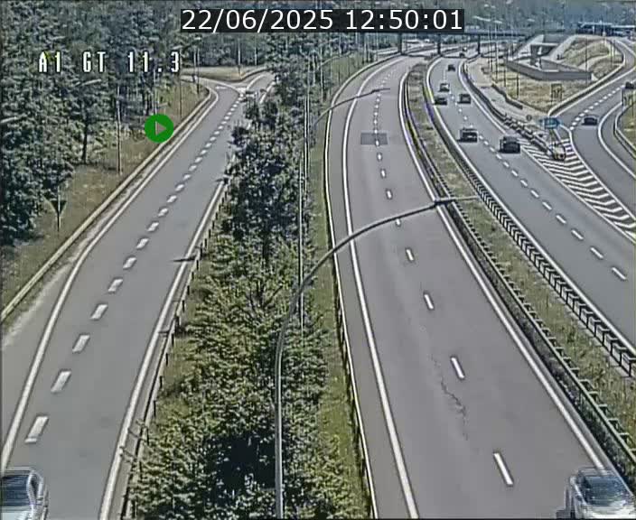 Traffic live webcam Luxembourg Senningerberg - A1 direction Allemagne - BK 11.3