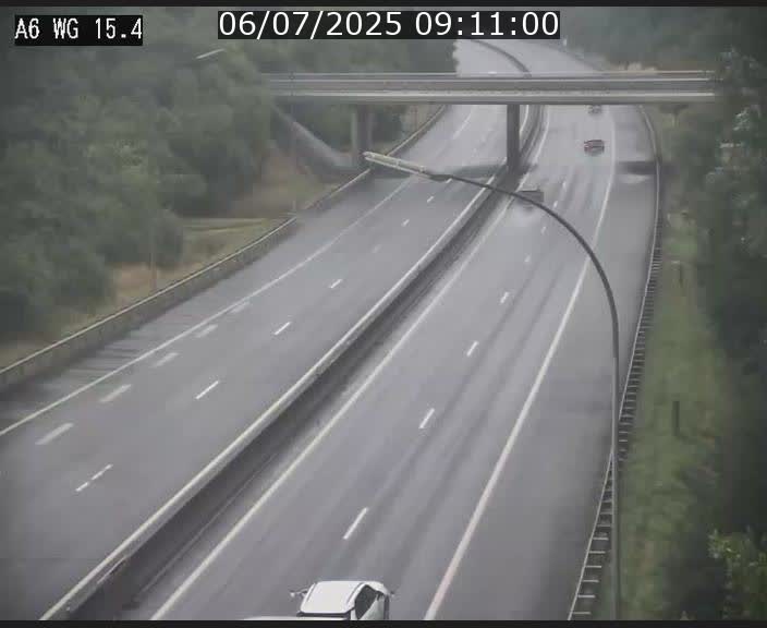 Traffic live webcam Luxembourg Capellen - A6 - BK 15.4 - direction Luxembourg/France/Allemagne