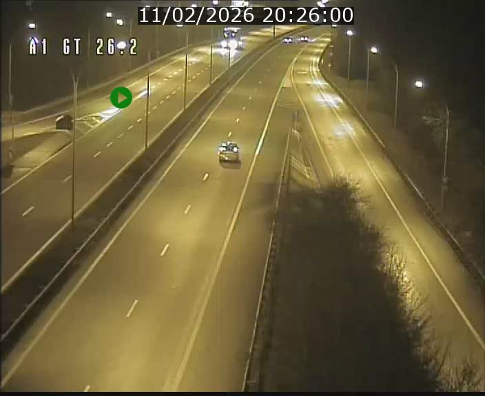 Traffic live webcam Luxembourg Grevenmacher - A1 direction Allemagne - BK 26.2