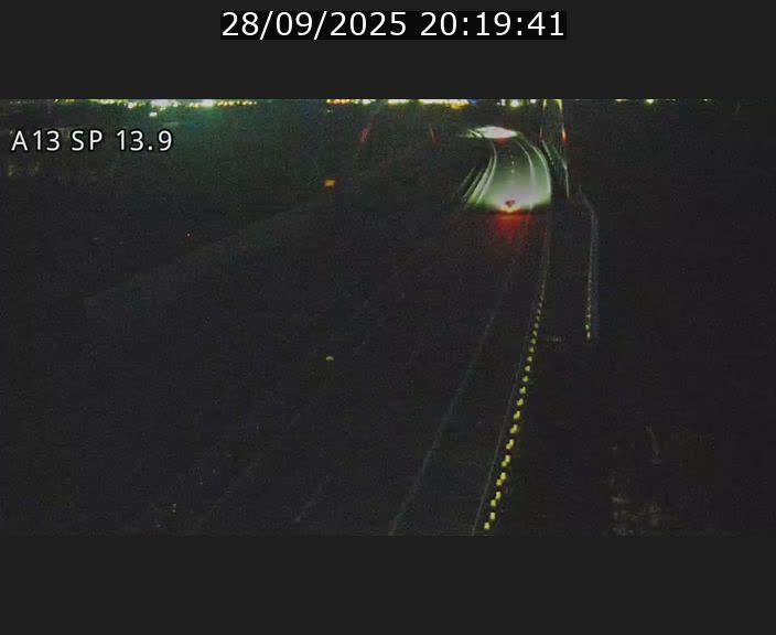 Traffic live webcam Luxembourg Kayl - A13 direction Esch-sur-Alzette/Luxembourg-ville - BK 13.9