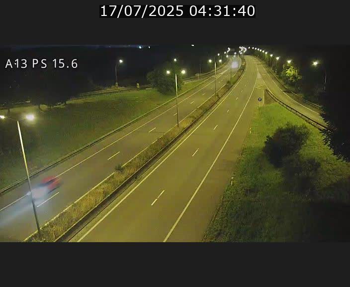Traffic live webcam Luxembourg Kayl - A13 direction Dudelange - BK 15.6