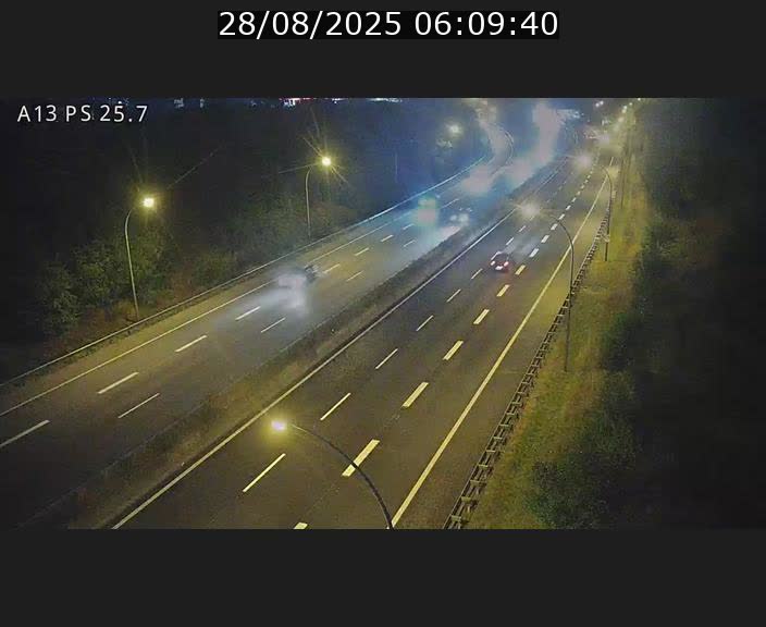 Traffic live webcam Luxembourg Frisange - A13 direction Allemagne - BK 26