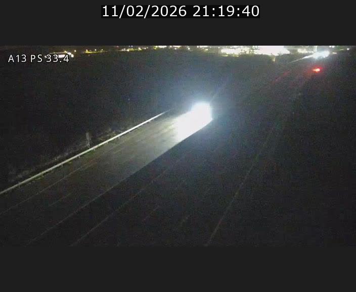 Webcam trafic sur A13 à hauteur de Mondorf-les-Bains en direction d'Altwies