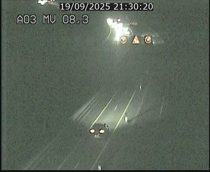 Webcam Autoroute après la Croix de Bettembourg en direction de Luxembourg sur l'A3