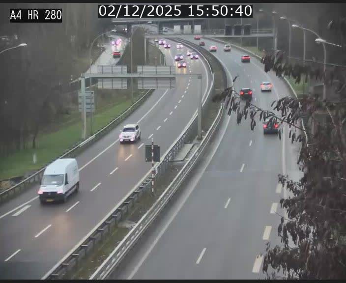 Webcam traffic A4 Luxembourg - BK 0.2 - P+R Bouillon (direction Luxembourg)