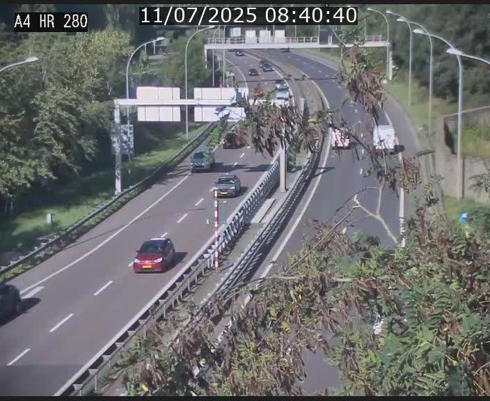 Webcam traffic A4 Luxembourg - BK 0.2 - P+R Bouillon (direction Luxembourg)