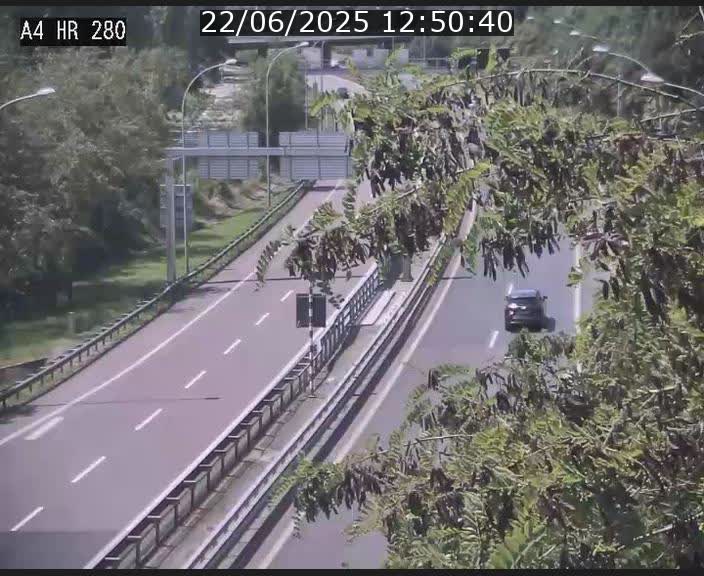 Webcam traffic A4 Luxembourg - BK 0.2 - P+R Bouillon (direction Luxembourg)