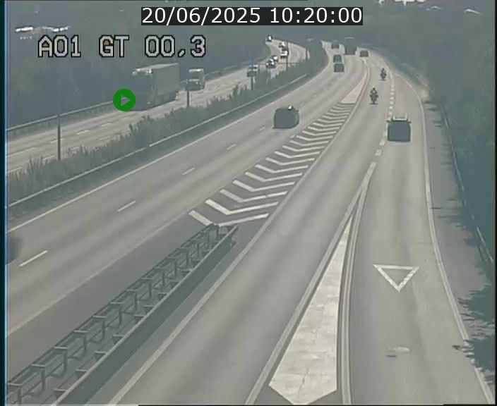Traffic live webcam Luxembourg Croix de Gasperich - A1 direction Kirchberg - BK 0.3