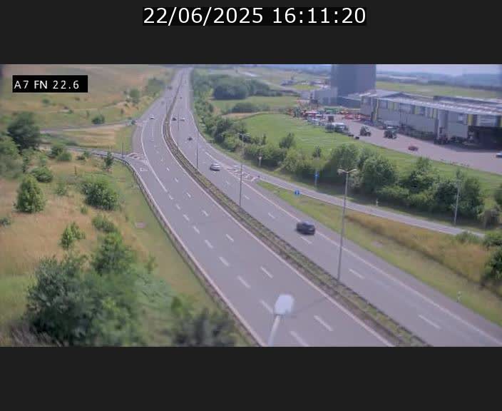 Caméra trafic Luxembourg - A7, Colmar-berg direction Mersch