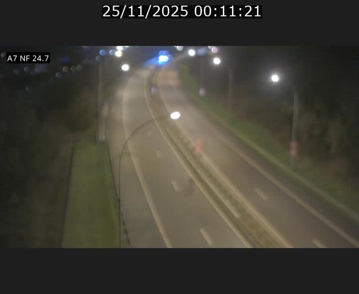 Caméra trafic Luxembourg - A7, Schieren direction Mersch