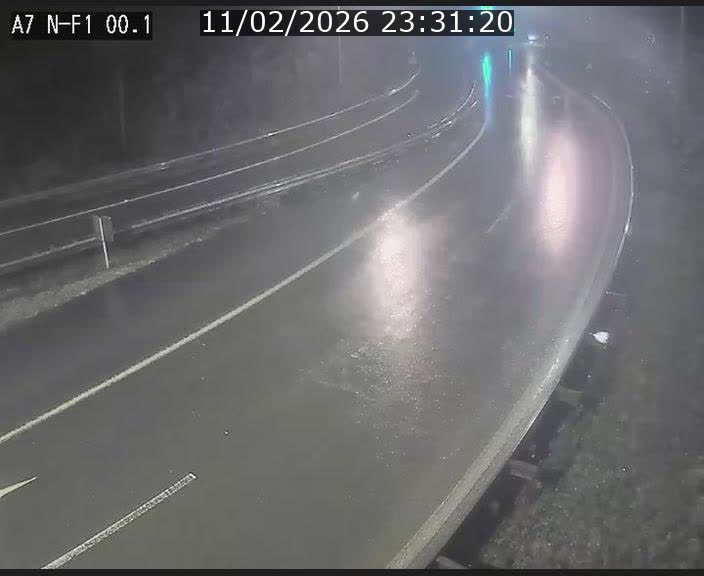 Webcam autoroute Luxembourg A7 située dans la sortie 1 Waldhof, vers la N11, avant le Tunnel Stafelter