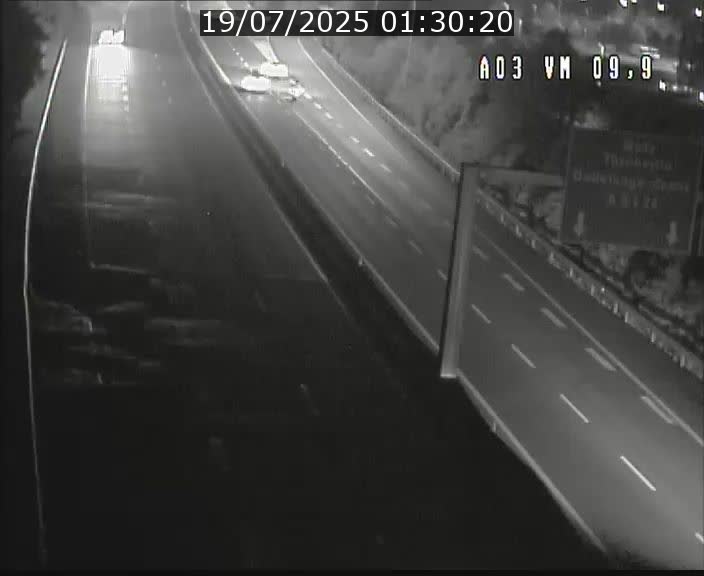 Webcam Autoroute à la Croix de Bettembourg - A3 - BK 9.9 - direction France