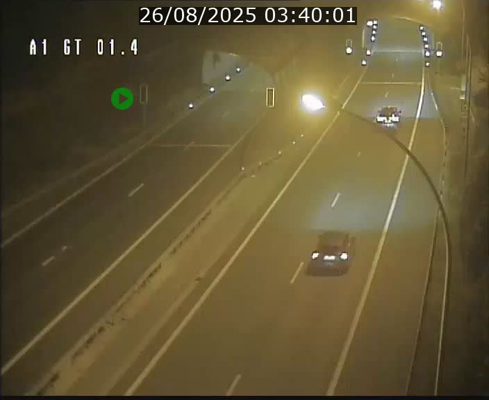 Traffic live webcam Luxembourg Hesperange - A1 direction Kirchberg - BK 1.4