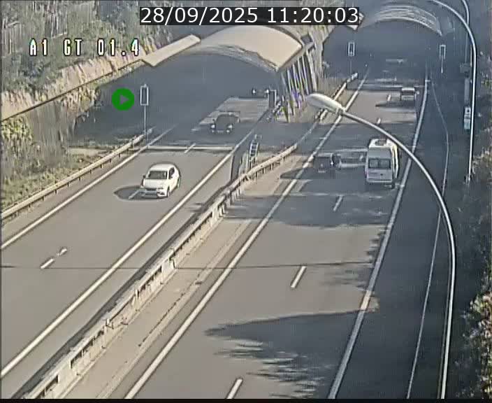 Traffic live webcam Luxembourg Hesperange - A1 direction Kirchberg - BK 1.4