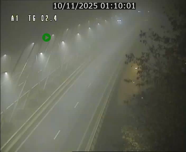 Traffic live webcam Luxembourg Sandweiler - A1 direction Luxembourg-ville - BK 2.4