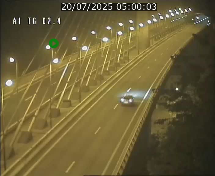 Traffic live webcam Luxembourg Sandweiler - A1 direction Luxembourg-ville - BK 2.4