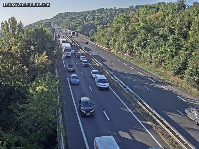 Caméra autoroute France - A30, Hayange direction Metz
