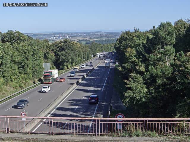 Caméra autoroute France - A33, Houdemont direction Lunéville