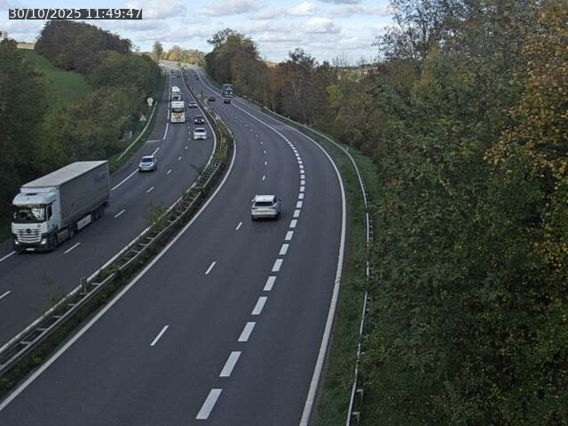 Caméra autoroute France - A33, Rosières direction Lunéville