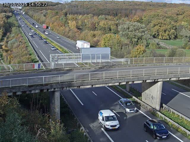Caméra autoroute France - A31, Zoufftgen direction Luxembourg-ville, à la frontière entre la France et le Luxembourg