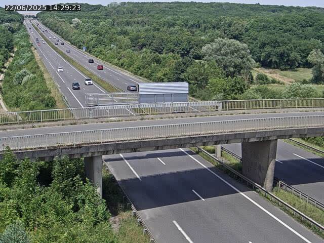 Caméra autoroute France - A31, Zoufftgen direction Luxembourg-ville, à la frontière entre la France et le Luxembourg