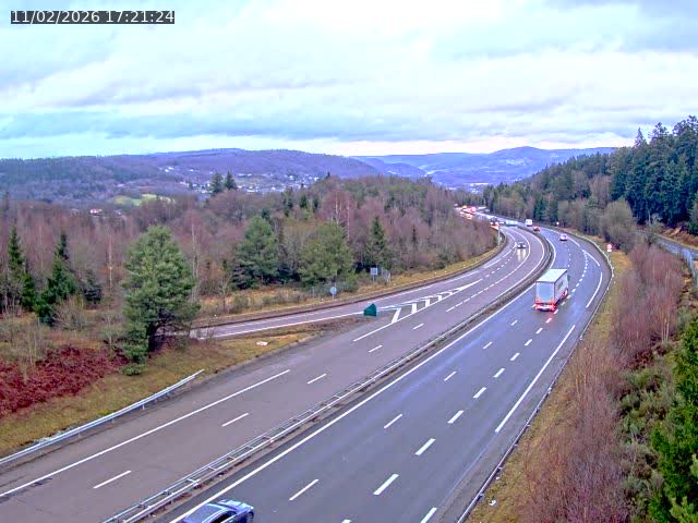 Caméra autoroute France - N57, Côte de la demoiselle direction Remiremont