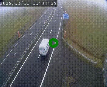 Caméra autoroute A75 à hauteur du col de la Fageole en direction de Clermont-Ferrand