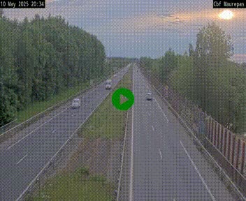 Webcam sur le périphérique de Rennes (N136) à hauteur de Maurepas, au nord de la ville