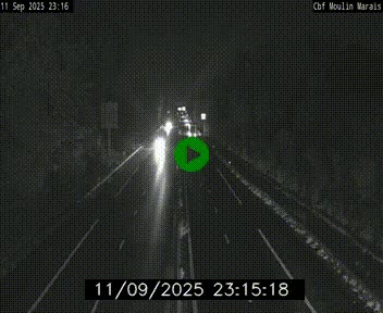 Webcam sur le périphérique de Nantes (N844) entre la Porte de Saint-Luce et la Porte d'Anjou, à l'est de la ville