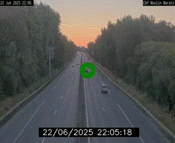 Webcam sur le périphérique de Nantes (N844) entre la Porte de Saint-Luce et la Porte d'Anjou, à l'est de la ville