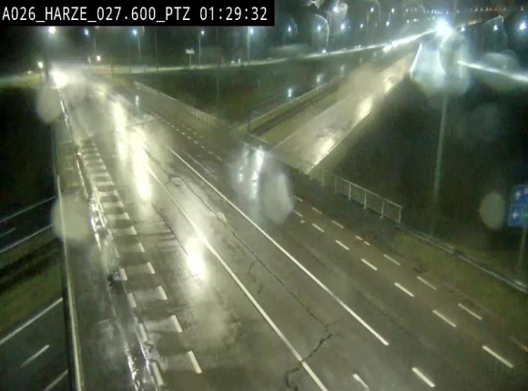 Caméra autoroute Belgique - Sougné-Remouchamps,E25 direction Luxembourg