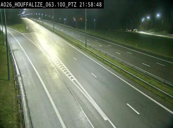 Caméra autoroute Belgique - Houffalize, E25 direction Liège