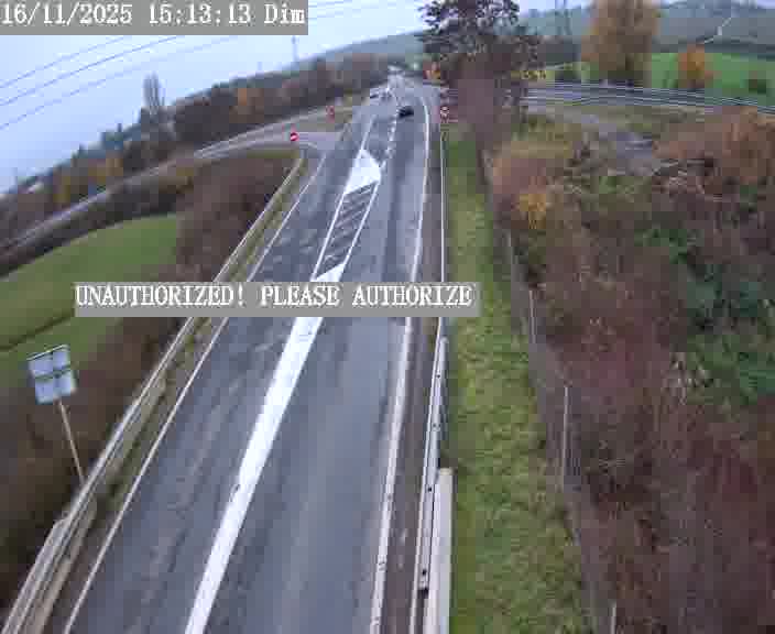 Point de vue trafic déployé sur D181a (France) à Sainte Marie aux Chênes, regardant vers Homecourt, aidant conducteurs et services à anticiper les flux.