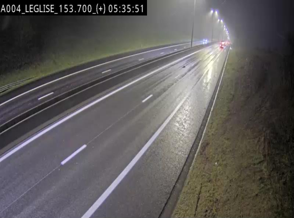 Webcam autoroute E411 à hauteur de Léglise, en direction de Luxembourg