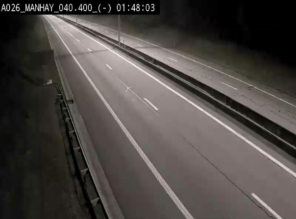Webcam autoroute A26/E25 à hauteur de Manhay, après la jonction avec la N651 en direction de Liège - BK 40.4