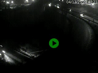 Caméra autoroute à la jonction entre l'A7 et la D301 (Boulevard urbain Sud de Lyon) à Feyzin, au sud de Lyon. Vue orientée vers Mions