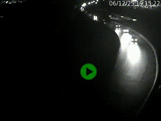 Caméra autoroute à la jonction entre l'A7 et la D301 (Boulevard urbain Sud de Lyon) à Feyzin, au sud de Lyon. Vue orientée vers Mions