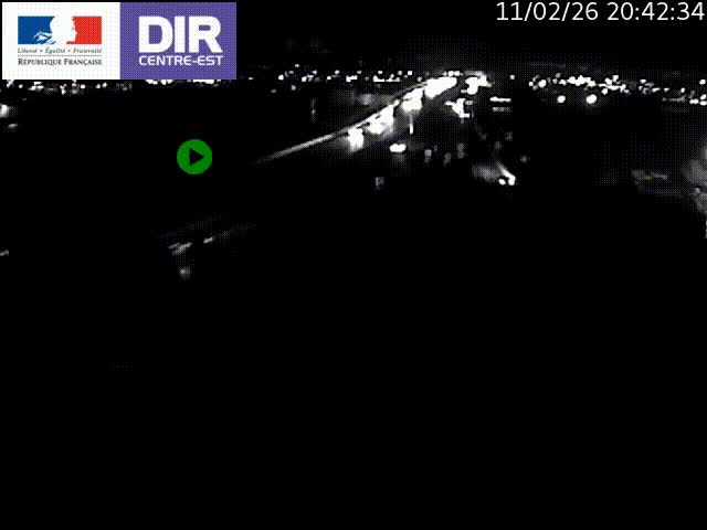 Clone of Caméra de circulation sur A7 à Lyon Perrache vers Marseille, le long du Rhône