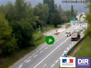 Webcam info trafic à proximité de Vizille sur la N85, au niveau du point de vue du Saut du Moine à Champagnier