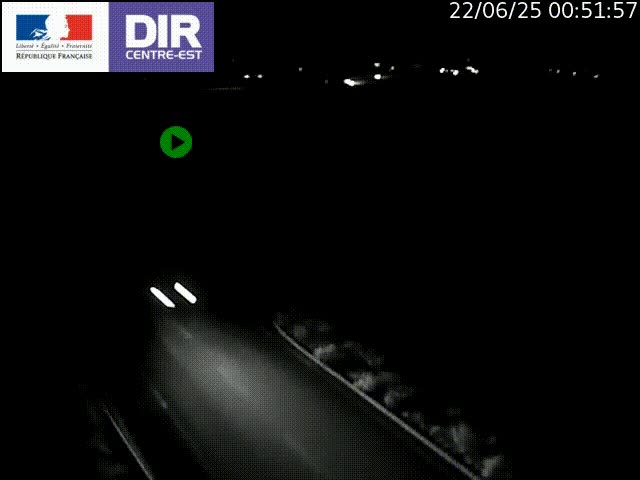 Webcam sur le contournement de Valence, sur la Nationale 7, caméra orientée vers Lyon