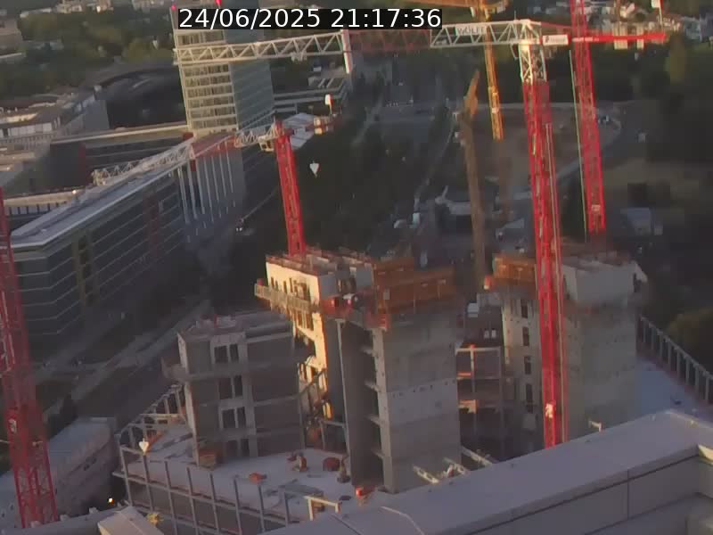 Webcam sur l'avenue John Fitzgerald Kennedy (N51) avec vue orientée vers le Findel