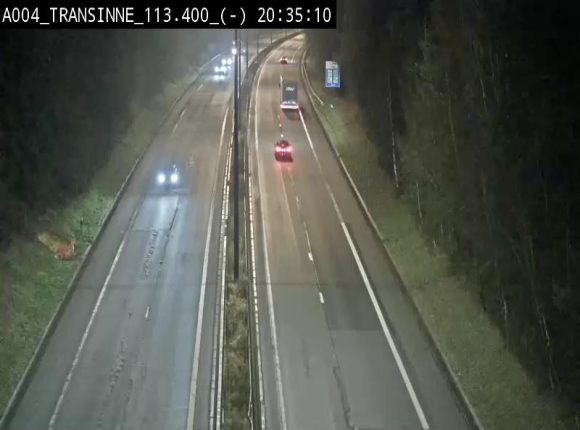 Caméra trafic E411 (A4) - Transinne direction Namur - BK 113.425