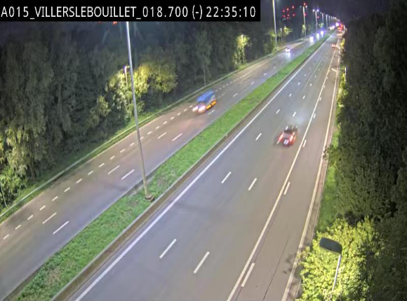 Webcam autoroute Belgique - Villers-le-Bouillet - E42 direction Liège - BK 18.7