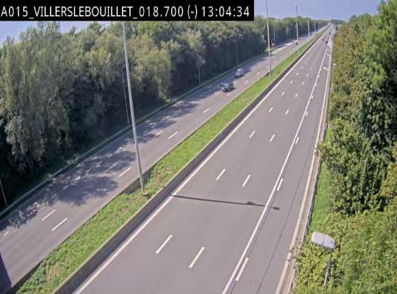 Webcam autoroute Belgique - Villers-le-Bouillet - E42 direction Liège - BK 18.7
