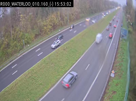 Webcam autoroute Belgique - Waterloo - R0 (ring de Bruxelles) - BK 12.3